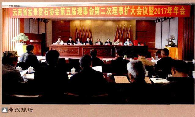 云南盆景赏石协会第五届理事会