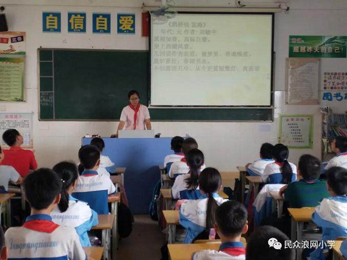 浪网小学进行盆景诗歌创作和分享