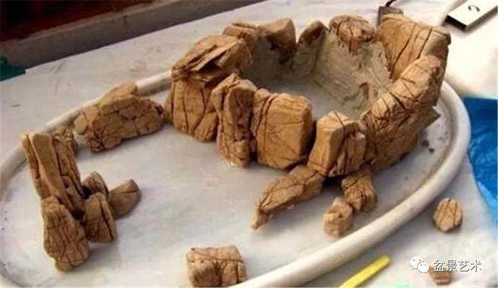 图解 制作室内假山盆景的7个步骤