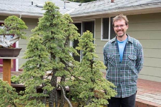 参观Michael Hagedorn的盆景花园