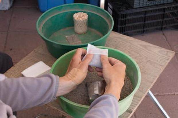 盆景施肥 如何用肥料填充茶包