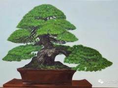 一篇名为《盆景绘画创作手记》的文章