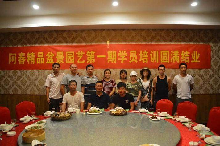 阿春精品盆景园艺第二期培训课开始招生了