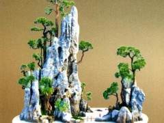 中国盆景艺术大师李云龙的盆景《山居图》