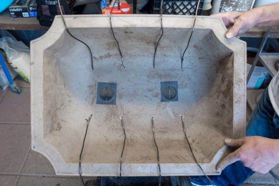 准备好的盆景盆子