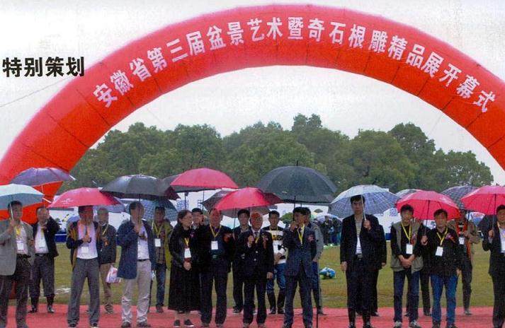 安徽盆景艺术协会和合肥植物园联合主办