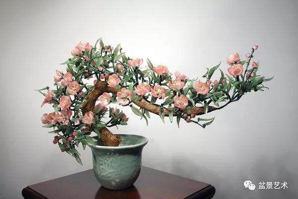 碧桃盆景上盆与最后修剪