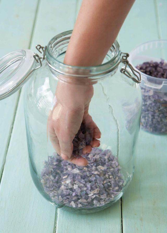 图解 制作玻璃盆景的4个步骤