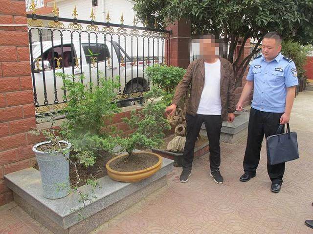 洋县男子盗窃价值万元盆景 在家中被抓获!