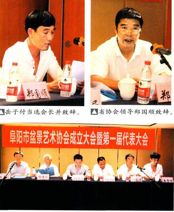 阜阳盆景艺术协会成立大会在富丽华大酒店举行