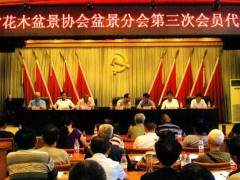 湖北省盆景协会第三次会员代表大会在省林业厅隆重召开