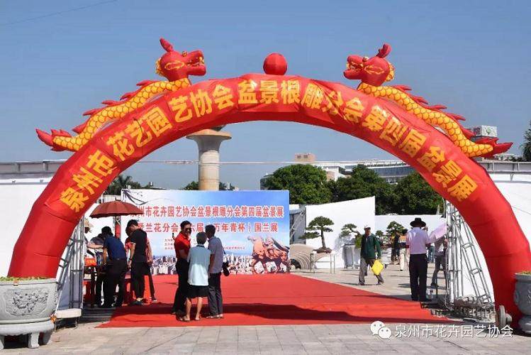 泉州市花卉园艺协会特举办大型的艺术盆景展