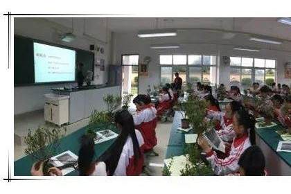 2018年秋 安龙学校迎来了第一堂亲自动手的盆景课