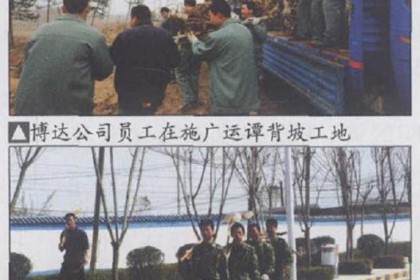 博达盆景公司等单位进行分片包干分工合作