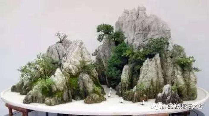 图解 怎么制作一盆山石盆景的方法