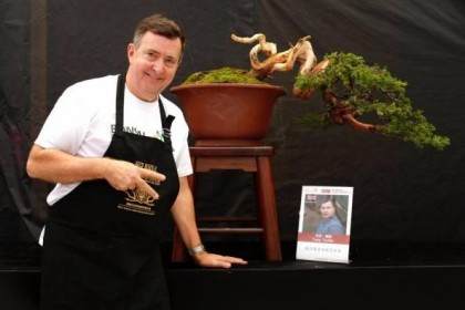 在2016年12月的中国盆景无国界活动中