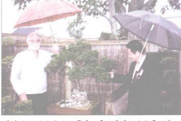 采访新西兰的盆栽会长