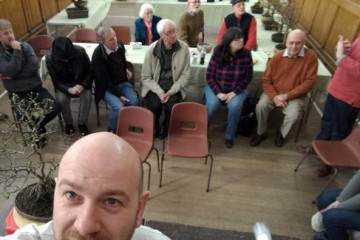 我很高兴上周末被邀请去苏格兰盆景协会