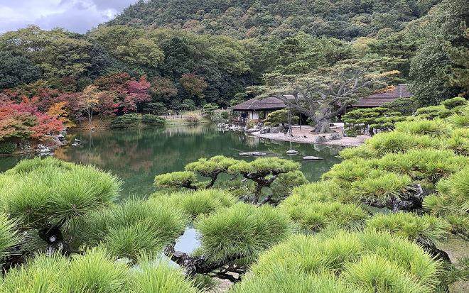 探索日本四国岛的高松盆景