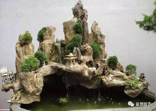 山水盆景生苔藓?这种养护技巧赶紧学起来吧