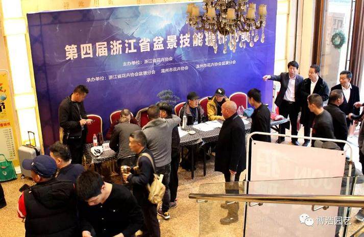 第四届浙江盆景技能操作比赛