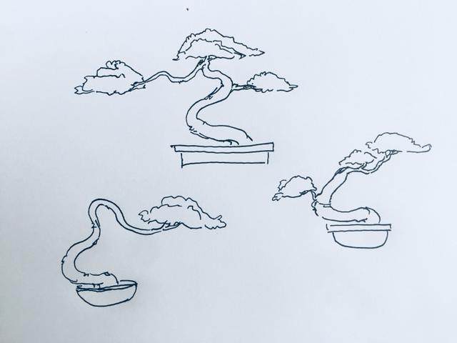 我构思了几个下山桩造型设计图