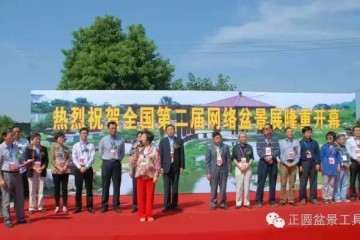 管理员就盆景乐园网成立10年 发表演讲