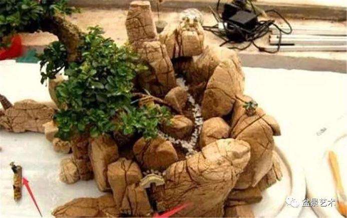 图解 怎么制作室内假山盆景的7个方法