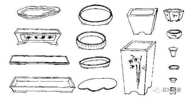 盆景的几架怎么配置与陈设 图片