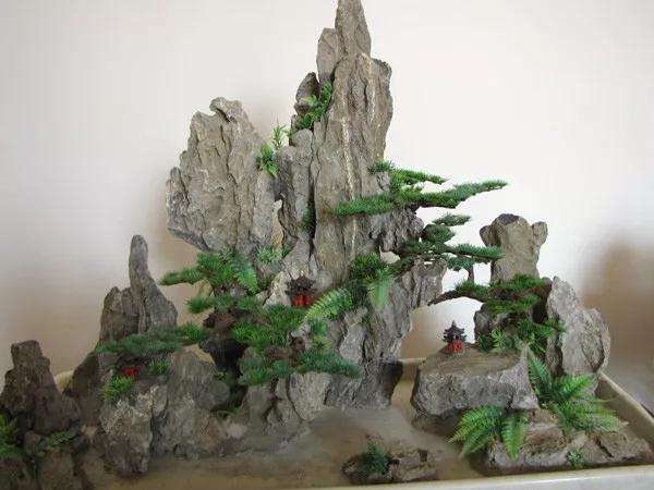 怎么制作清远英石假山盆景的方法