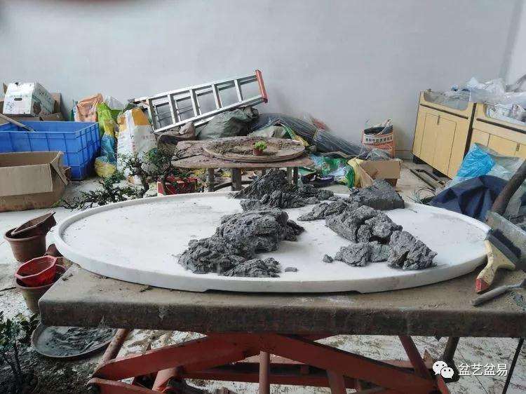 黑檀水旱盆景怎么制作的方法