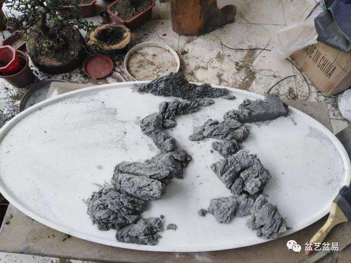 黑檀水旱盆景怎么制作的方法