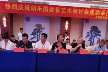 胡乐国盆景艺术研讨会成功举行