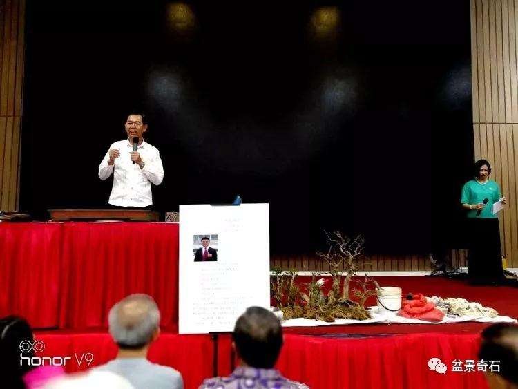 刘传刚大师新加坡盆景示范表演