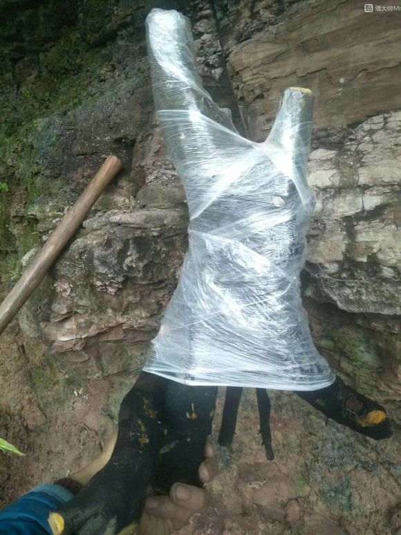 下山桩生怎么缠膜截桩要到位的方法