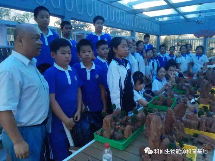 深圳市学府中学假山艺术盆景社团活动