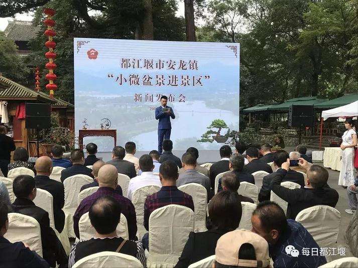 安龙小微盆景在都江堰景区开始展销啦