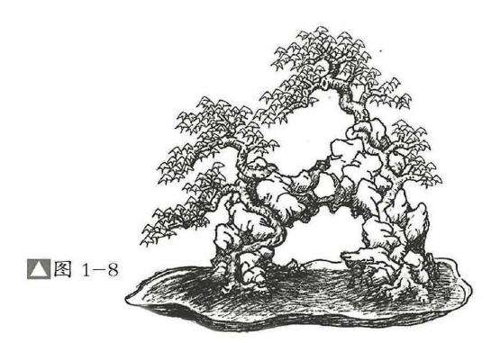 图解  过桥式附石盆景怎么制作的方法