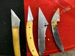 怎么使用清香木下山桩的嫁接刀 图片