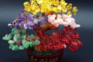 五彩水晶盆景悄现苏州 图片