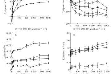 不同光强处理对盆栽芒萁气体交换参数的影响