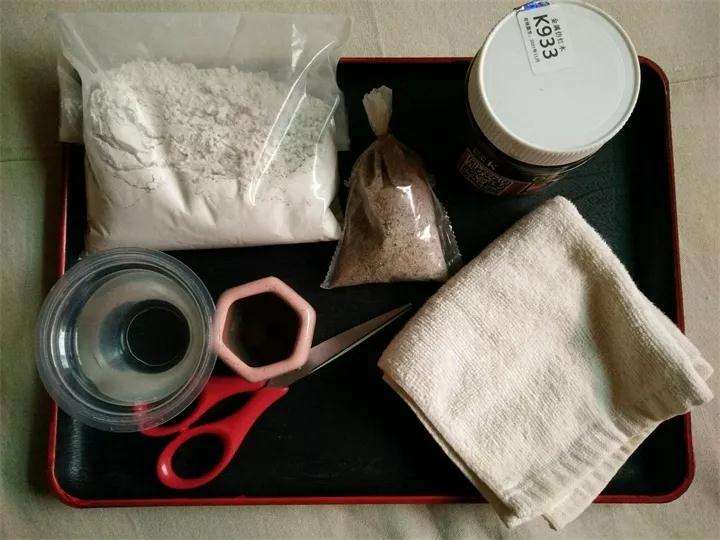 图解 怎么用毛巾水泥做多肉植物的花盆