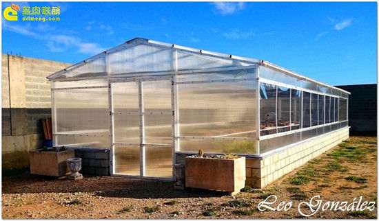 西班牙人怎么修建多肉大棚的过程