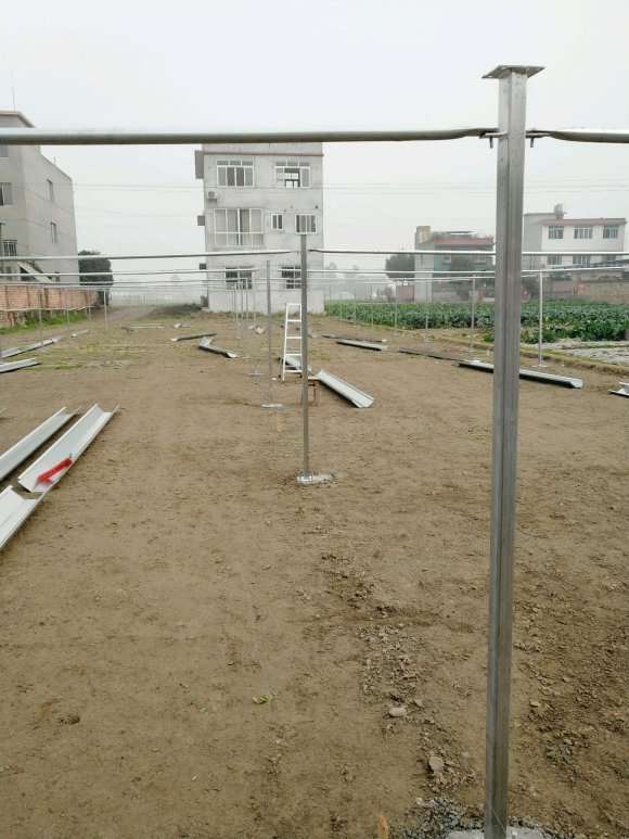 在农村搭建多肉大棚的全程记录