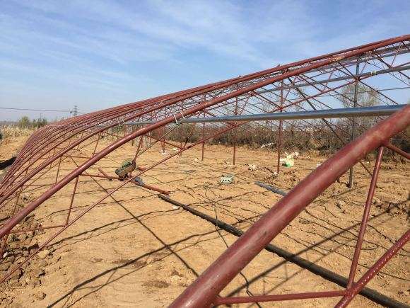 我在山西搭建多肉大棚的过程