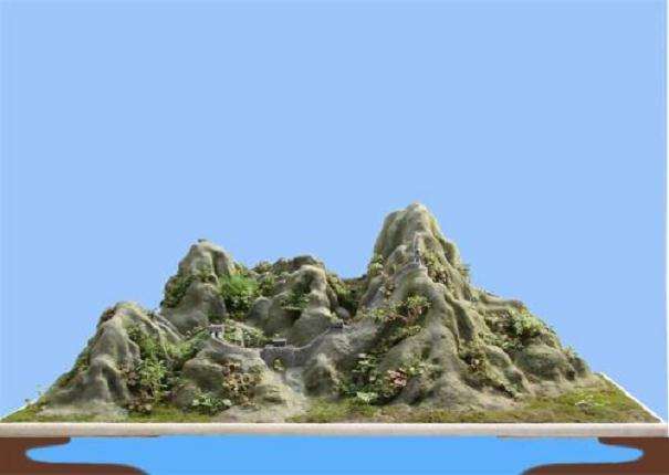 海派山水盆景怎么配置胶合的方法