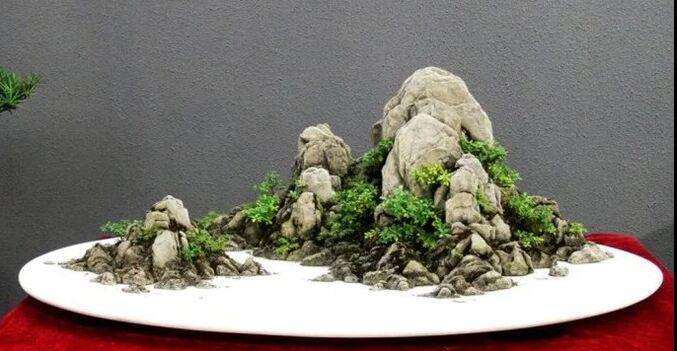 海派山水盆景怎么绿化装饰的方法