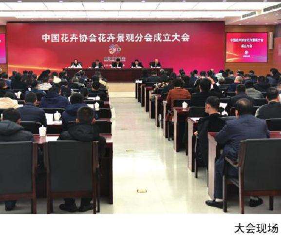2019年中国花卉协会花卉景观分会成立