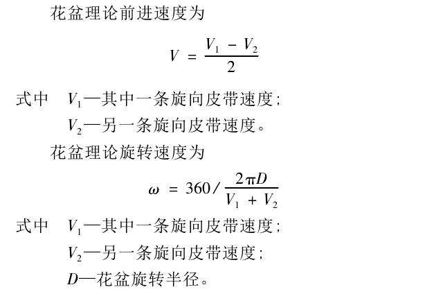 盆栽花卉旋向装置的设计