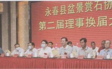 2020年 永春县盆景赏石协会 第二届理事会